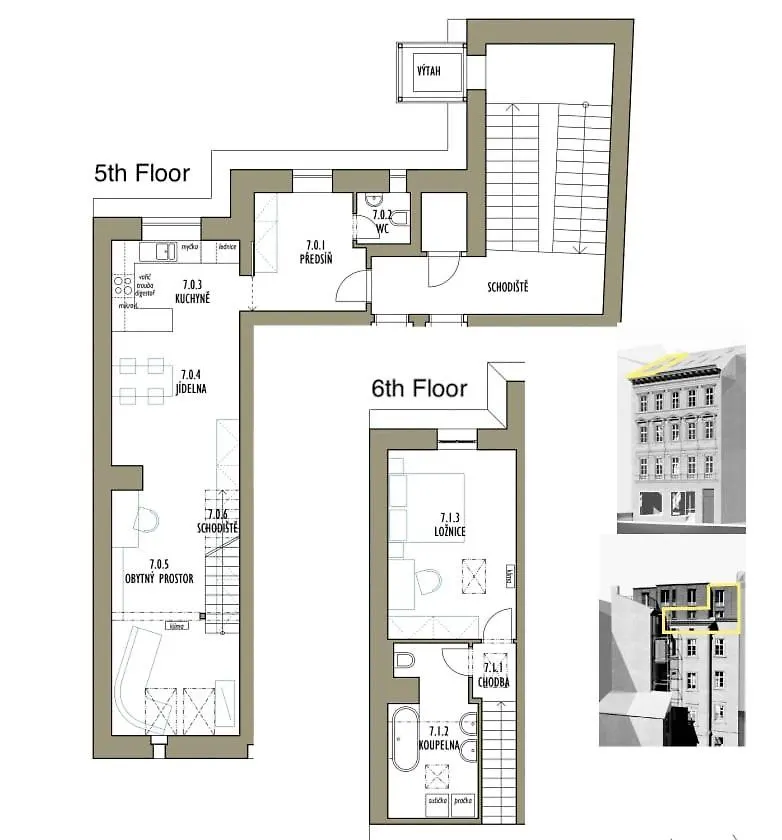 Charming Duplex Loft In Prague Center Διαμέρισμα